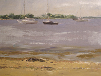 Boats on the Hook 11x14